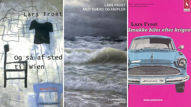 tre værker af hædersydelsesmodtager