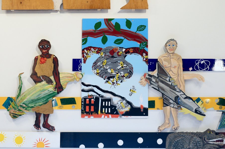 Værk af kunstneren Erik Hagens. Foto: Anne Trap-Lind. 