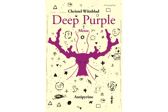 Bogforside med lilla hjortekranie