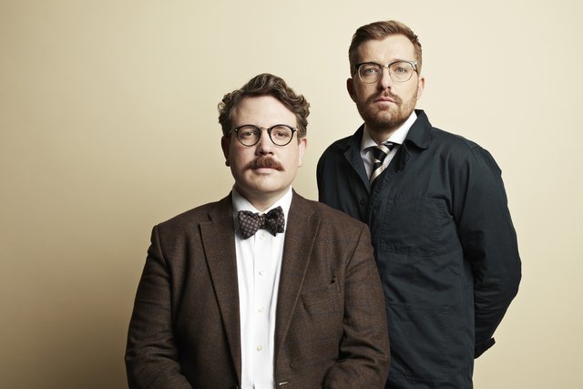 Portræt af to mænd