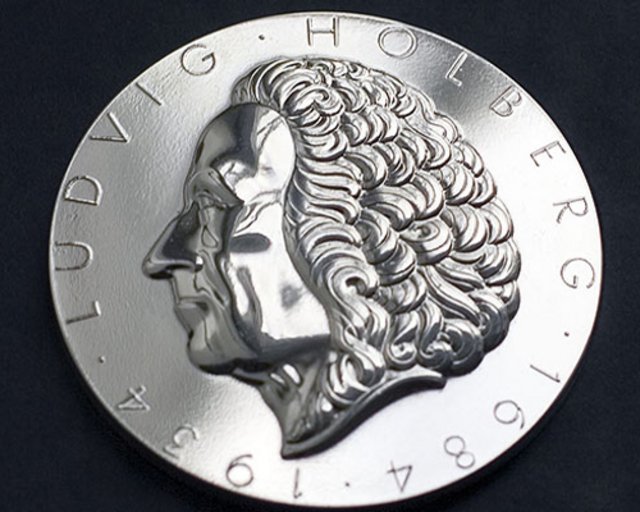 Medalje med portræt af Ludvig Holberg