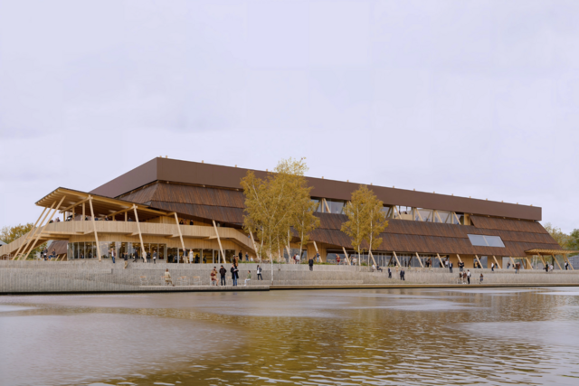 Foto af stor bygning