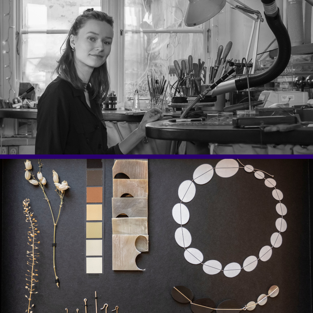 Portræt af vinder og skitse